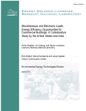 Cover page: Miscellaneous and Electronic Loads Energy Efficiency Opportunities for Commercial Buildings: A Collaborative Study by the United States and India