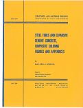 Cover page: Steel tubes and expansive cement concrete, composite columns: figures and appendices