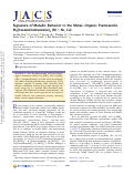 Cover page: Signature of Metallic Behavior in the Metal–Organic Frameworks M3(hexaiminobenzene)2 (M = Ni, Cu)