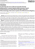 Cover page: Evaluating the Use of Glucocorticoids Among Belimumab‐Treated Patients With Systemic Lupus Erythematosus in Real‐World Settings Using the Rheumatology Informatics System for Effectiveness Registry
