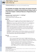 Cover page: The Reliability and Validity of the English and Spanish Strengths and Weaknesses of ADHD and Normal Behavior Rating Scales in a Preschool Sample