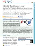 Cover page: A Chirality-Based Quantum Leap