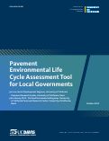 Cover page: Pavement Environmental Life Cycle Assessment Tool for Local Governments