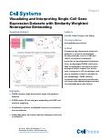 Cover page: Visualizing and Interpreting Single-Cell Gene Expression Datasets with Similarity Weighted Nonnegative Embedding