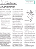 Cover page of A Garlic Primer