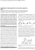 Cover page: Aryl Bridged 1-Hydroxypyridin-2-one: Sensitizer Ligands for Eu(III)