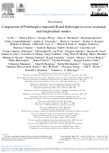 Cover page: Comparison of Pittsburgh compound B and florbetapir in cross‐sectional and longitudinal studies