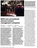 Cover page: BIOS and conventional almond orchard management compared