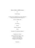 Cover page: Essays in Law and Economics