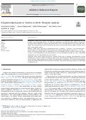 Cover page: E-liquid-related posts to Twitter in 2018: Thematic analysis
