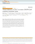 Cover page: Timed inhibition of CDC7 increases CRISPR-Cas9 mediated templated repair
