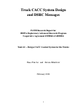 Cover page: Truck CACC System Designand DSRC Messages