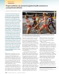 Cover page: Proper nutrition can prevent negative health outcomes in young female athletes