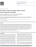 Cover page: Executive Function Assigns Value to Novel Goal-Congruent Outcomes.