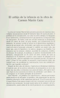 Cover page: El cobijo de la infancia en la obra de Carmen Martín Gaite