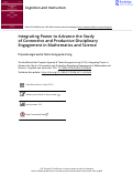 Cover page: Integrating Power to Advance the Study of Connective and Productive Disciplinary Engagement in Mathematics and Science