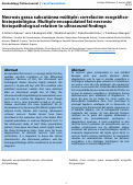 Cover page: Necrosis grasa subcutánea múltiple: correlación ecográficohistopatológica. Multiple encapsulated fat necrosis: histopathological relation to ultrasound findings
