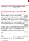 Cover page: Trametinib versus standard of care in patients with recurrent low-grade serous ovarian cancer (GOG 281/LOGS): an international, randomised, open-label, multicentre, phase 2/3 trial