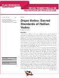 Cover page: Drapo Vodou: Sacred Standards of Haitian Vodou