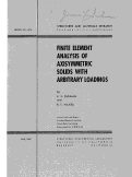 Cover page: Finite Element Analysis of Axisymmetric Solids with Arbitrary Loadings