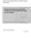 Cover page: Projected Effects of Future Climates on Freshwater Fishes of California