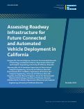 Cover page: Assessing Roadway Infrastructure for Future Connected and Automated Vehicle Deployment in California