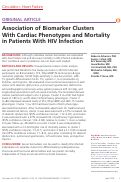 Cover page: Association of Biomarker Clusters With Cardiac Phenotypes and Mortality in Patients With HIV Infection