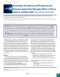 Cover page: Knowledge, Perceptions and Photoprotective Behaviors Against the Damaging Effects of Direct, Indirect, and Blue Light: There Are No "Cheat Days".
