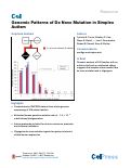 Cover page: Genomic Patterns of De Novo Mutation in Simplex Autism