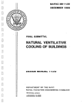 Cover page: Natural Ventilative Cooling of Buildings
