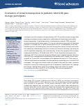Cover page: Evaluation of Clonal Hematopoiesis in Pediatric ADA-SCID Gene Therapy Participants