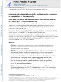 Cover page: Intergenerational education mobility and depressive symptoms in a population of Mexican origin