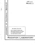 Cover page: ALPHA RADIOACTIVITY IN THE MEDIUM HEAVY ELEMENTS