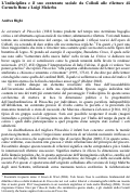 Cover page: L’indisciplina e il suo contenuto sociale da Collodi alle riletture di Carmelo Bene e Luigi Malerba