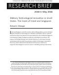 Cover page: Military-Technological Innovation in Small States: The Cases of Israel and Singapore