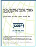 Cover page: INFRASTRUCTURE UPGRADING AND BUDGETING SPILLOVERS: MEXICO’S HÁBITAT EXPERIMENT