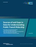 Cover page: Sources of and Gaps in Data for Understanding Public Transit Ridership