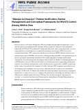 Cover page: “Manejar la Situacion”: Partner Notification, Partner Management, and Conceptual Frameworks for HIV/STI Control Among MSM in Peru