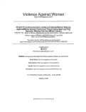 Cover page: Neighborhood Characteristics and Sexual Intimate Partner Violence Against Women Among Low-Income, Drug-Involved New York City Residents