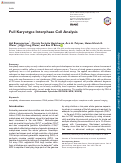 Cover page: Full Karyotype Interphase Cell Analysis