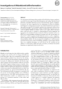 Cover page: Investigations of Rhizobium biofilm formation