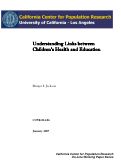 Cover page: Understanding Links between Children's Health and Education