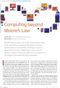 Cover page: Computing beyond Moore's Law