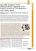 Cover page: Injectable Graphene Oxide/Hydrogel-Based Angiogenic Gene Delivery System for Vasculogenesis and Cardiac Repair
