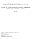 Cover page: Research Challenges for Visualization Software