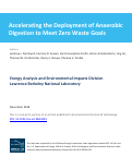 Cover page: Accelerating the Deployment of Anaerobic Digestion to Meet Zero Waste Goals