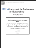 Cover page: Mid-Century Warming in the Los Angeles Region - Part I of the “Climate Change in the Los Angeles Region” projec