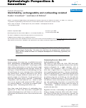 Cover page: Identifiability, exchangeability and confounding revisited