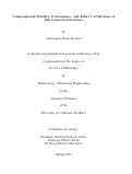 Cover page: Compositional Stability, Performance, and Safety Certification of Interconnected Systems