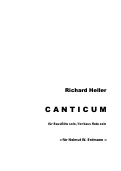 Cover page: Canticum